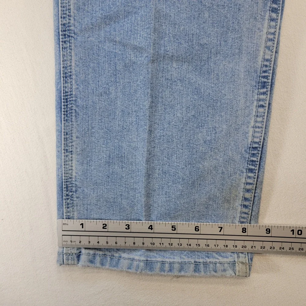 Lee Carpenter Jeans Mens 32x30 Blue Loose Fit Dungarees Workwear Utility